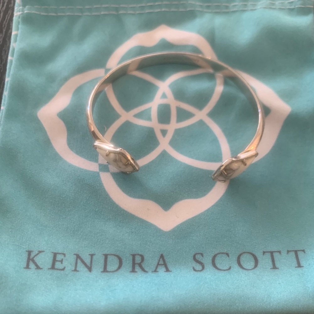 Kendra Scott cuff with marble stones